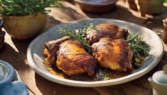 w dzenie udka kurczaka