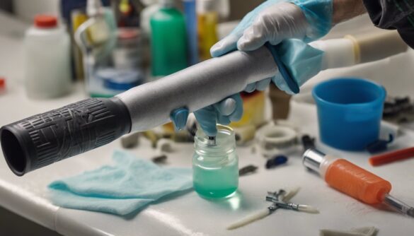 cleaning silicone from tools